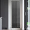Go Bathrooms Pinta 1600 x 475mm Vertical Radiator Anthracite Flat Panel Single Column Tall Upright Radiator Anthracite Grey Wall Mounted Central Heating