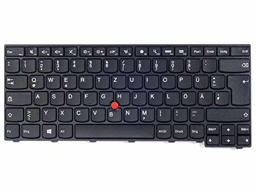 Tradebit - Tastatur für Lenovo ThinkPad I Deutsch DE QWERTZ I Volle Kompatibilität I Hochwertige Materialien I mit Zertifizierten Teilen I Modelle: T460s T470s