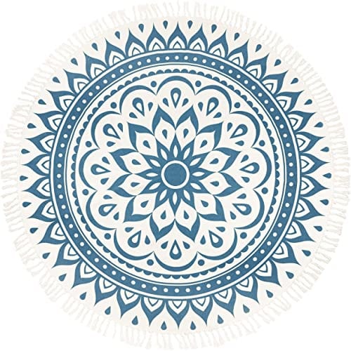 Alfombra de meditación con diseño Decorativo para Instrumentos de Terapia de Sonido, Yoga o ASMR, 78/200 cm