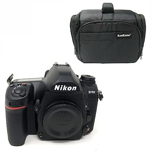 KamKorda Camera Bag with D780 Full Frame DSLR Camera with Fast Autofocus & Incredible Battery Life - Compatible with Nikon F Mount Lenses 2 Year Warranty