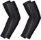 Qiuyan 2 Pairs Arm Sleeves for Men and Women Sleeves Sun Protection Tattoo Cover Up Sleeve Cooling Compression Sports Sleeves for Volleyball Basketball Golf Marathon Cycling Hiking Gardening (Black)