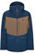 Ziener Herren TRIGLAV Ski-Jacke/Freeride | PFC frei, Wolle, wattiert, hale navy, 46