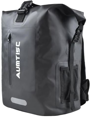 AUMTISC Dry warerproof backapck Bag,35 L roll up Backpack Travel Bag with Laptop Compartment for Commuting, Riding, Hiking,Traveling,Fishing
