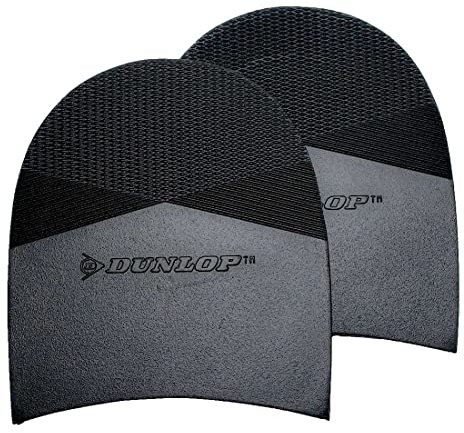 Langlauf Schuhbedarf Schuhabsatz Reparatur - Dunlop Slick Absatz in Schuhmacherqualität - 1 Paar Anti-Rutsch-Absätze zum Aufkleben - Absatzgummi in Europa hergestellt (Gr.3 (L93 x B89 mm))