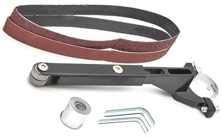 Soportes de lijadora de banda, amoladora angular, máquina de correa de arena modificada para amoladora de 100 ángulos para amoladora de metal, lijadora de banda de pulido, accesorio de amoladora en