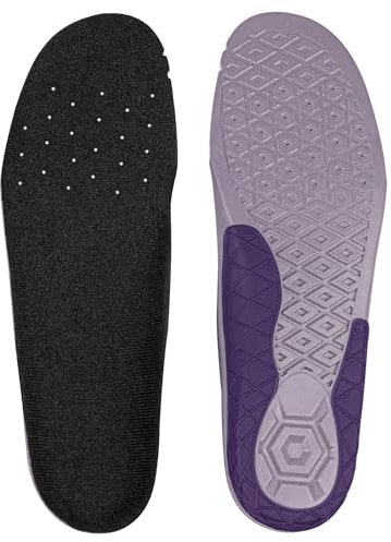 Endoto Einlegesohlen für Vans Skate Schuhe, Ersatz Fußbogenstütze Einlagen Sohle Insoles für Herren & Damen Stoßdämpfung-38.5 EU