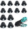Nuqin Spikes for Running Shoes,Football Boots Mens,Plastic Football Studs,Rugby Studs for Various Outdoor Activities,Mens Football Boots for Adult Children Men Boys Girls Soccer Shoes Black