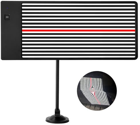 Zilchx Licht für lackfreie Dellenreparatur, Verstellbare Halterung, Karosseriestreifen-Prüflampe und LED-Reflektorboard Paintless Body Repair Tool(18650 Batterie Nicht Enthalten)