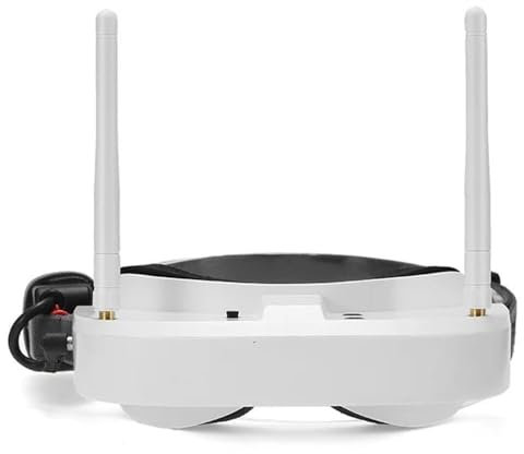 EV100 FPV Goggles 720x540 5.8G 72CH With Dual Antennas And Fan Includes 18650Case Compatible with RC Drone Accessories