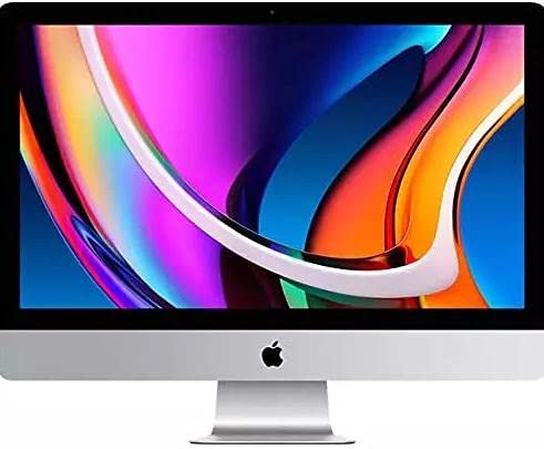 Apple iMac 2020 con procesador Intel Core i7 de 3,8 GHz (27 Pulgadas, 16 GB de RAM, 512 GB de Almacenamiento SSD Radeon Pro 5500 XT) Plateado (Reacondicionado)