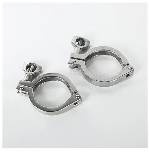BYLSAGWHT 1pc 0.5 1 1.5 2 2.5 3 3.5 4 5 6 8 Tri Clamp SUS 304 Stainless Steel Pipe Fitting Home Brewing Beer Ferrule(0.5in)
