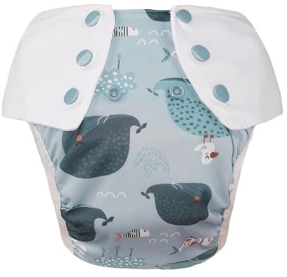 Lumina Pull-me-Up All in One Windel mit Pocketfunktion (5-17kg):Whale