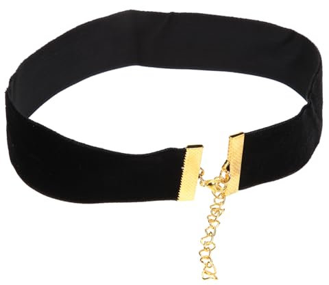 AKOOSY Klassische Choker Halskette für Frauen Schwarzem Stilvolles für Cosplay Besondere Anlässe Langlebig für Halloween Festivals