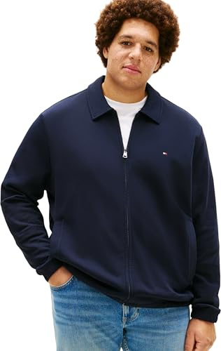 Tommy Hilfiger Herren Bt-Essential Terry Ivy Jacket-b Mw0mw44056 Sweatshirt mit durchgehendem Reißverschluss (1er Pack)