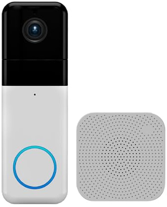 Wyze Wireless Video Doorbell Pro with Chime | 1440 Hd Video Quality; 1:1 Head To Toe View; Wireless Chime Included; Two-Way Audio