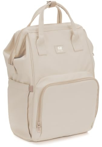 Fillikid Barcelona – Wickelrucksack mit variablem Stauraum, mehreren Innen- und Außenfächern, gepolsterten Schultergurten, modernes Design