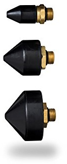 Capri Tools Gummispitzen-Set für Ausblaspistole, 3-teilig