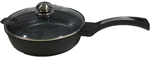 Haussmann Héritage® Fonte d'aluminium 24cm sauteuse revétement facon pierre-Tous feux dont induction- HS-2424