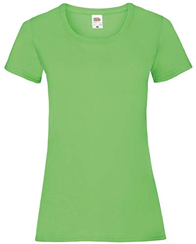 Fruit of the Loom - Maglia Manica Corta - Donna (M) (Verde Lime)