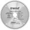 Trend Aluminium & Plastic Circular Saw Blade, 216mm Diameter, 30mm Bore, 64 Teeth, 2.3mm Kerf, 0° Hook, TCT, Extra-Fine Finish, CSB/AP21664A