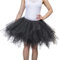 Dancina Mädchen Tüllrock Petticoat 50er Jahre Retro Vintage Tutu Schwarz 8-13 Jahre