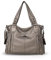 NICOLE & DORIS Damen Handtaschen Groß Retro Schultertasche Hobo Bag Leder Frauen Umhängetasche Bronze