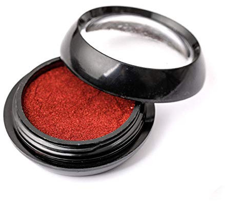 Glitter Dust Mirror Nail Art Glitter Powder Rose Gold Sliver Dust nail pollen Chrome Metallic-red