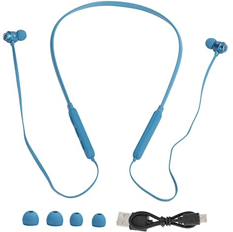 Bluetooth 5.1 MP3 Auriculares inalámbricos con Bluetooth para casco IPX4 Impermeables, para colgar en el cuello Auriculares deportivos con reducción de ruido Auriculares con micrófono Auriculares esté