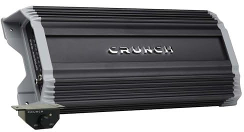 Crunch PZ2-4030.1D POWERZONE 4000 Watt Mono Amplifier, Car Audio Amplifier, 1 Ohm Stable, Bass Remote Included