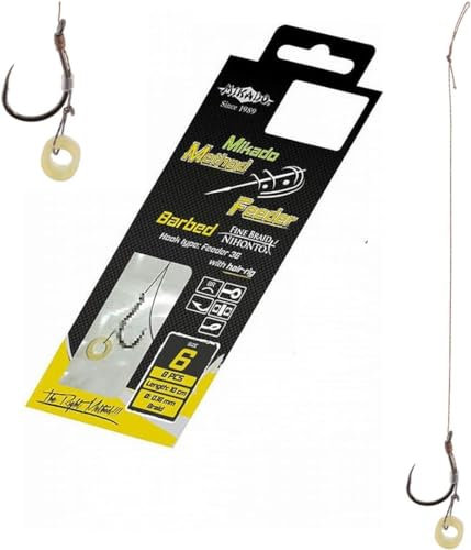 8X Mikado Method Feeder MF13 Haken Rig `s Pellet-/Bait Band geflochtener Schnur (#4)
