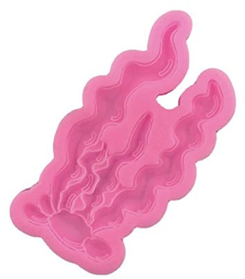 TTOA - Stampo per fondente in silicone con alghe di corallo | Mare a tema zucchero | Stampo per glassa di corallo