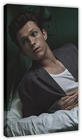 Tom Holland 1 Leinwand-Poster, Schlafzimmer, Dekoration, Sport, Landschaft, Büro, Raumdekoration, Geschenkrahmen, 60 x 90 cm