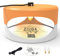 Orange and White Gray ASPECTEK - Trapest Sticky Dome Flea Bed Bug Trap with 2 Glue Discs. Odorless Cleaner and Flea Killer Trap Pad (Flea Trap)
