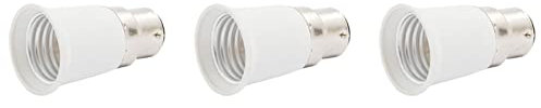 KVSERT 3X B22 Vers E27 Adaptateur de la Douille de L'Ampoule de Lampe