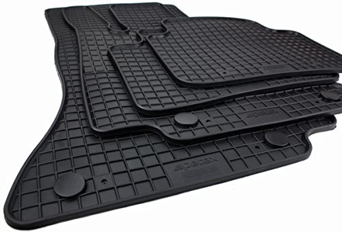 kfz-premiumteile24 Premium Gummimatten Kompatibel mit C-Klasse Limousine W206 T-Modell S206 + All Terrain ab 06/2021 Fußmatten Automatten Gummi Allwetter 100% Passgenau