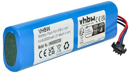 vhbw Akku kompatibel mit Imou Auto-Vazio Saugroboter (2600 mAh, 14,4 V, Li-Ion)