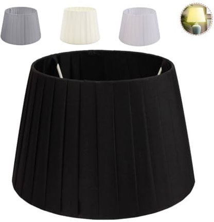 OISE ART STORE Trade Shop – Moderner Lampenschirm, konisch, Ersatz für Lampe und Wandleuchte aus TNT-Stoff, Dunkelgrau, 11,5 Zoll