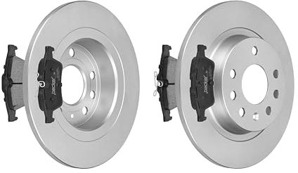 F.BECKER_LINE BREMSSCHEIBEN Ø278MM + BREMSBELÄGE HINTEN FÜR OPEL VECTRA C SAAB