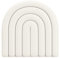 YSZBD Wandpaneele Polster Selbstklebend Polster Kopfteil Polsterpaneel Wand Wandpaneele Bett Gepolstert Wohnzimmer Bett Lendekissen Wandpolsterung(#White)