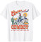 Vintage Rindsleder Reiten Coors Cowboys Western Country T-Shirt