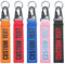 WQNMY 1PCS Customized Keychain,Personalized Keyring, Name Number Luggage Tag, Double sided embroidery, Key ring Accessories For Rooms Motorcycle Car Biker