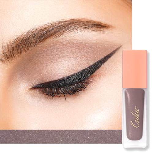Oulac Liquid Eyeshadow Satin Finish - Multi-Use Grey Eyeshadow & Eye Primer | Blendable Smooth Eye Make-up, Crease-Resistant, Non-Greasy, Vegan, Cruelty-Free, Dawn (SA07)