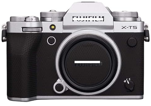 Mebont Anti-Scratch Camera Cover Skin Sticker for Fujifilm X-T5 Mirrorless Digital Camera Body Protector Film Anti-Wear Lens Hood Skin Protective Decoration and Wear Resistance(Matte silver)