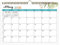 Mimoqk Wandkalender 2025, Wandkalender 2025 - Kalender von Januar 2025 bis Dezember 2025 | Ästhetischer Kalender zum Verfolgen von Terminen | Wandkunst Dekoration