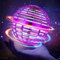 Hoofun Fliegender Ball, Flying Spinner, Magischer Ball mit RGB Licht, Magic Hover Schwebe Ball, UFO Zauberball, Bumerang Jungen Toys, Spielzeug Drohne Geschenke für Kinder über 6,8,10,12 Jahren(Lila)