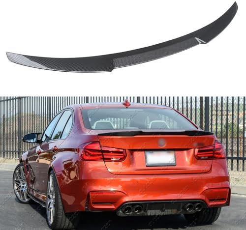 Heckspoiler für BMW F30 F80 Limouisne 2011-2019 Heckflügel Kofferraum Spoiler,M4 Carbon Schwarz
