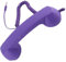 Retro Telephone Handset 3.5mm Cell Phone Receiver Mic Microphone Speaker Vintage Retro Telephone Handset for Smartphone (Purple)