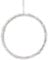 Star Trading 691-35 LED-Kranz Crispy weiß, Kunststoff, Ø 35 cm, Ring, 30 ww LED, Batterie, Timer, 1 m Kabel, Vierfarb-Karton