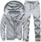 black friday angebote 2024 ab wann, Trainingsanzug Herren Fleece Gefütterte 2-Teilig Hoodie und Jogginghose Kapuzenpullover und Jogginghose Sportanzug Winterjacke Set, black friday angebote 2024