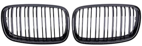 Parrilla Frontal para BMW X5 X6 E70 E71 2007-2013, Rejilla Delantera Tipo riñón para Coche, Rejillas de Doble listón